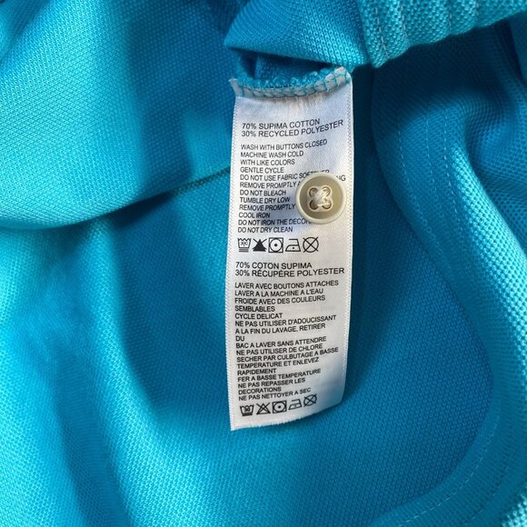 Tommy Bahama Polo Mens Size Size XL Short Sleeve Shirt Blue embroidery Golf - Picture 7 of 12